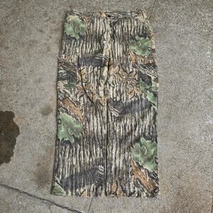 Vtg 90s REALTREE Leaf Camo Camouflage All Over Print Outdoors Cargo Pants 38